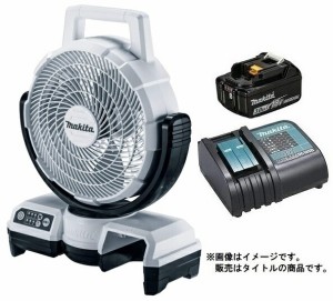 マキタ 充電式ファン CF203DZW(白)+バッテリBL1830B+充電器DC18SD付 14V/18V対応 makita オリジナルセット品