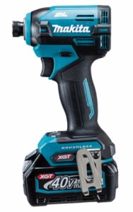 (マキタ) 充電式インパクトドライバ TD003GRAX バッテリBL4020x2個+充電器+ケース付 40Vmax対応 makita