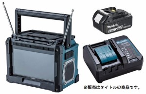 マキタ 充電式ラジオ付テレビ TV100+バッテリBL1860B+充電器DC18WC付 10.8V/14.4V/18V対応 makita オリジナルセット品