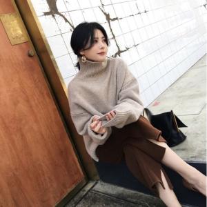 タートルネック ニット レディース ニットセーター レディース 大きいサイズ レディース セーター ボリューム袖 ゆったり シンプル きれの通販はau Pay マーケット Evergreen エバーグリーン 商品ロットナンバー