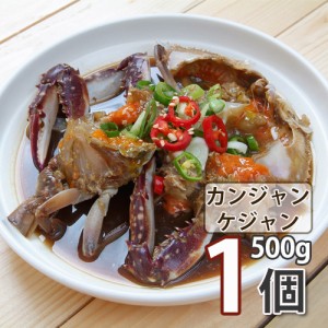 送料無料 チャングム 「自家製」カンジャンケジャン500g x 1個〔冷凍便〕 (13082x1) 