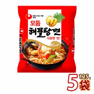 (01092x5)【無料配送】【農心】海鮮ラーメン ★ 150g x 5袋 ★ 