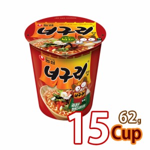 (01046x15)【無料配送】【農心】ノグリ カップ麺 ★ 62g x 15カップ ★