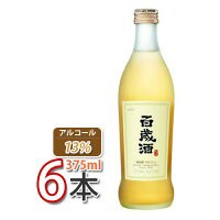 送料無料 百歳酒(ベクセジュ) 韓国お酒 韓国焼酎/人参の香りがする ベサンミョン酒家 ベサンミョン酒家 百歳酒(ベクセジュ)375ml x 6本 