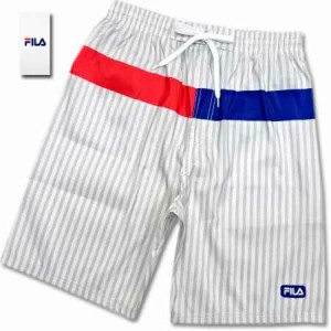 水着 メンズ 送料無料 LL サーフパンツ ブランド FILA フィラ 男性 スイムパンツ グレー (s12977-1)