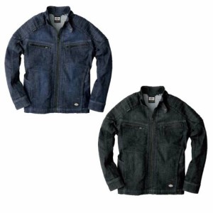 作業着 ストレッチデニムジャケット D-1430 Dickies ディッキーズ M〜5L 長袖 (w05280)