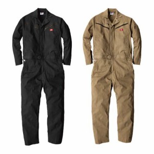 作業着 ストレッチツイルツナギ D-726 Dickies ディッキーズ SS〜5L 長袖 (w05286)