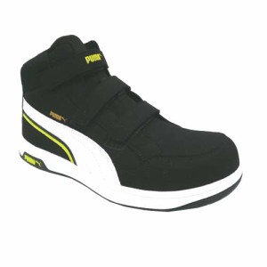 安全靴 プーマ PUMA HERITAGE AIRTWIST 2.0 BLACK MID H&L マジック 23.0〜30.0cm 樹脂先芯 (w05941)