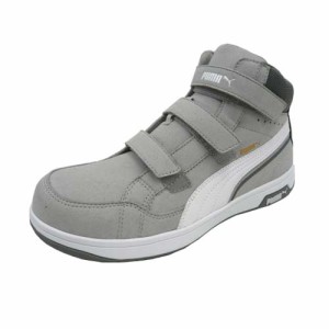 安全靴 プーマ PUMA HERITAGE AIRTWIST 2.0 GRAY MID H&L マジック 23.0〜30.0cm 樹脂先芯 (w05943)