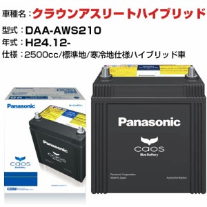 トヨタ クラウンアスリートハイブリッド H24.12-/DAA-AWS210 2500cc N-S55B24L/HV - 標準地/寒冷地仕様ハイブリッド車 適合参考 パナソニ