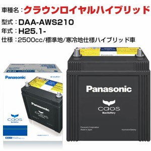 トヨタ クラウンロイヤルハイブリッド H25.1-/DAA-AWS210 2500cc N-S55B24L/HV - 標準地/寒冷地仕様ハイブリッド車 適合参考 パナソニッ