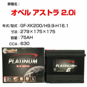 ≪オペル アストラ 2.0i≫ GF-XK200 H9.9-H16.1 適合参考 デルコア Dellkor D-57539/PL カーバッテリー カーメンテナンス 整備 自動車用