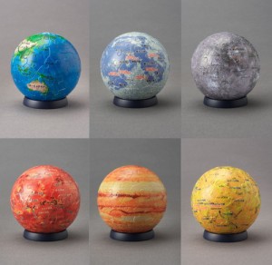 【送料無料】　宇宙天体 60ピース 3D球体パズルセット