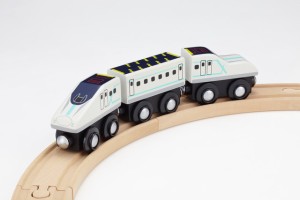 【送料無料】　moku TRAIN　E956形 ALFA-X アルファエックス 3両セット　(木製玩具 木製おもちゃ 木製レール)