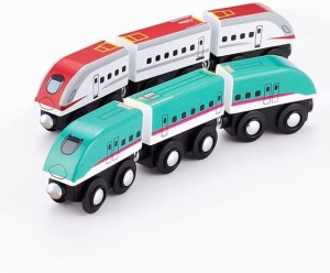 【送料無料】　moku TRAIN E5系はやぶさ＆E6系こまち連結セット