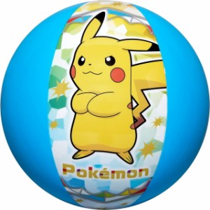 【ネコポス送料無料】　ポケモン ビーチボール 40cm AHB-140　(ポケモン ポケットモンスター ふくらましサイズ直径約27cm　水遊び プール