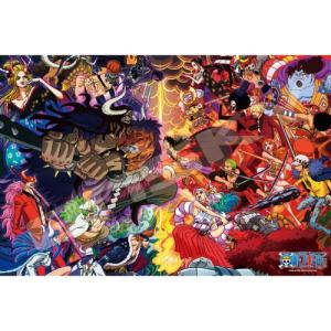 【送料無料】　ジグソーパズル 1000ピース ワンピース 鬼ヶ島決戦!! 50x75cm 1000-591