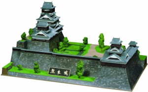 【送料無料】　日本の名城　デラックス　熊本城　DX-7 プラモデル