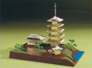 【送料無料】　ゴールド日本の伝統美　興福寺　NG-13　プラモデル