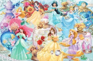 【送料無料】　ジグソーパズル 1000ピース パズルデコレーション ディズニー Herbarium/Disney Prinvess 50x75cm 97-801