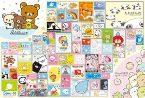 【送料無料】　ジグソーパズル 1000ピース サンエックス キャラクターズコレクション 49x72cm 1000-012