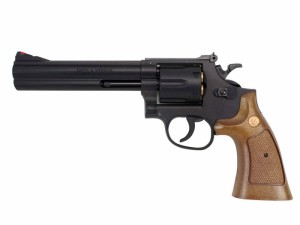 S&W　M586　6インチ　ブラック　10才以上用エアリボルバー　No.13602　クラウンモデル