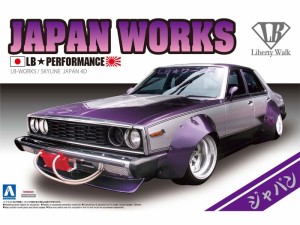 アオシマ　プラモデル　1/24リバティウォークシリーズ　No.01　LBワークス　ジャパン4Dr