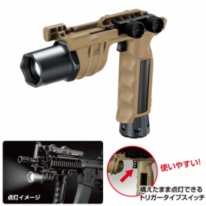 東京マルイ　電動ガンボーイズシリーズ専用　18mmレイル用グリップライト　FDE