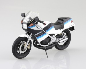 スカイネット　1/12　完成品ダイキャストバイク　SUZUKI RG250Γ　ブルー×ホワイト