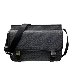 マイケルコース MICHAELKORS バッグ ショルダーバッグ メンズ アウトレット PVCコーティングキャンバス×レザー 37H0LCOC5B BLACK メンズ