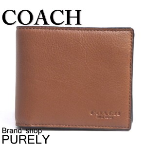 コーチ F74991  財布 COACH メンズ 折り財布   財布 メンズ COACH レザー F74991 CWH ブランド 人気   COACH 折り財布 折り財布 折り財布