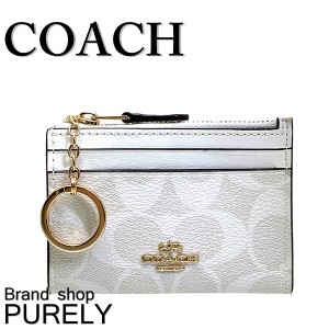 コーチ COACH 小物 レディースコインケース レディース アウトレット PVC×レザー パスケース 定期入れ IDカードケース F88208 IMRFF ｸ