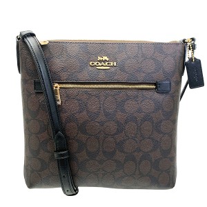 コーチ COACH バック ショルダーバッグ レディース アウトレット PVCコーティングキャンバス×レザー シグネチャー ラグジュアリー ロー