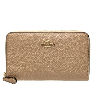 コーチ COACH 財布 長財布 レディース アウトレット レザー メタルロゴ ラウンドジップ C4124 IMTAU ﾄｰﾌﾟ コーチ COACH レディース W