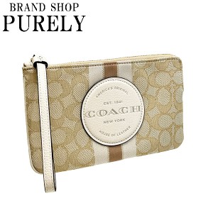 コーチ COACH 小物 ポーチ リストレット レディース アウトレット キャンバス×レザー C8841 FC8841 IMDQC ライトカーキ/チョーク WWW