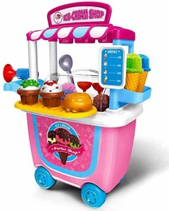 アイスクリーム屋さん おままごと アイスクリームカート お店屋さんごっこ アイスクリーム アイス屋さん アイス 女の子 おもちゃ ままご