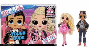 LOL サプライズ！ OMG  ムービーマジック タフデュード＆ピンクチック LOL エルオーエル 着せ替え 人形 女の子 おもちゃ 玩具ファッショ