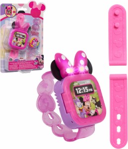 ミニーマウス スマートウォッチ 腕時計 ピンク 光る ミニー プリンセス 可愛い おしゃれ おままごと おもちゃ 子供 赤ちゃん ベビー なり
