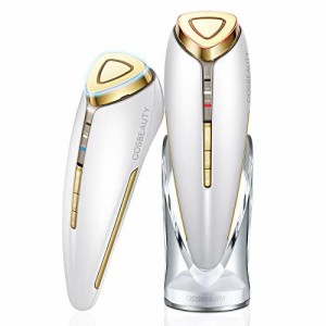 美顔器 COSBEAUTY 美顔器 リフトアップ 温冷美顔器 温冷スキンケア+EMS+イオン導入 超音波美顔器 目元ケア 毛穴ケア 浸透美容 振動 小顔 