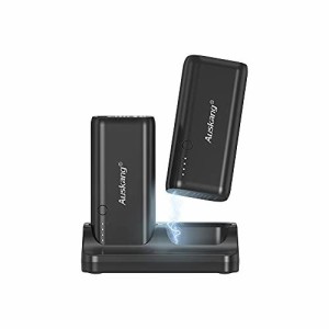 モバイルバッテリー PSE認証済 Auskang モバイルバッテリー 軽量 小型 5000mAh 2個セット スマホ充電器 スティック型 USB Type-C入出力対