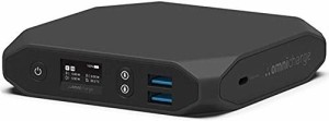 モバイルバッテリー PSE認証済 Omni(オムニ)  20c+ 100W USB-C/ワイヤレス充電（AC出力なし）USBハブ付き ポータブル電源 モバイルバッテ