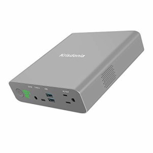 モバイルバッテリー PSE認証済 Krisdonia ポータブル電源 27000mAh/130W 大容量 モバイルバッテリー（AC出力 + QC3.0 USB ポート + USB-C