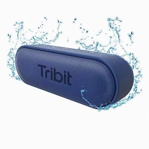 スピーカー Tribit XSound Go Bluetooth スピーカー IPX7完全防水 ポータブルスピーカー Bluetooth5.0 スピーカー 24時間連続再生 ブルー