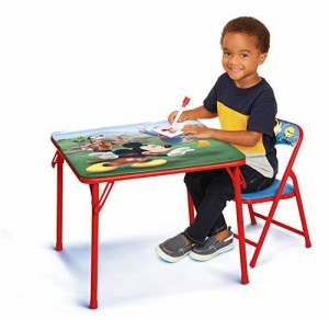 ミッキーマウス テーブル 椅子 セット お絵描き お勉強 机 ミッキー  可愛い おしゃれ おままごと おもちゃ 子供 なりきり ごっこ遊び 誕