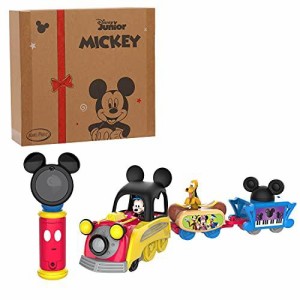 ミッキーマウス 車 電車 玩具 プレイセット ミッキー  可愛い おしゃれ おままごと おもちゃ 子供 なりきり ごっこ遊び 誕生日 クリスマ