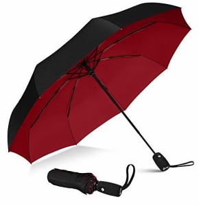 日傘 折り畳み傘 Repel Umbrella 防風トラベルアンブレラ - 折りたたみ傘自動開閉 - 折りたたみ傘 最強 - 折り畳み傘おしゃれ - コンパク