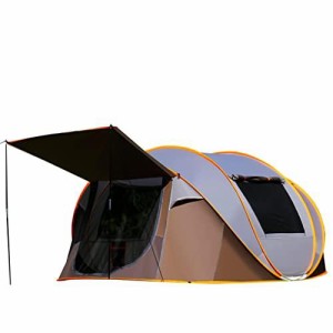テント ポップアップテント 5?6人用 キャンプテント 超軽量 設営簡単 折りたたみ バージョンアップ 防風 防災用 耐水圧4000ｍｍ キャンプ