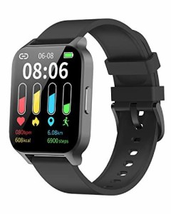 スマートウォッチ 2022最新 1.7インチHD大画面 腕時計 歩数計 Bluetooth 5.0 Smart Watch 7日間持続バッテリー 着信電話通知 スマホ探す 