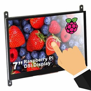 OSOYOO 7インチTFT タッチスクリーン DSIコネクタ LCDディスプレイモニター 800×480解像度 ラズベリーパイ2 3 3B+ raspberry pi 4 用 日