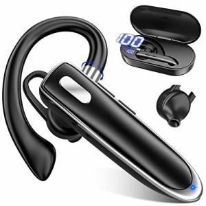 【2023新登場 Bluetooth 5.3】 Bluetoothヘッドセット Bluetoothイヤホン 片耳 ブルートゥースイヤホン 耳掛け式 片耳イヤホン bluetooth